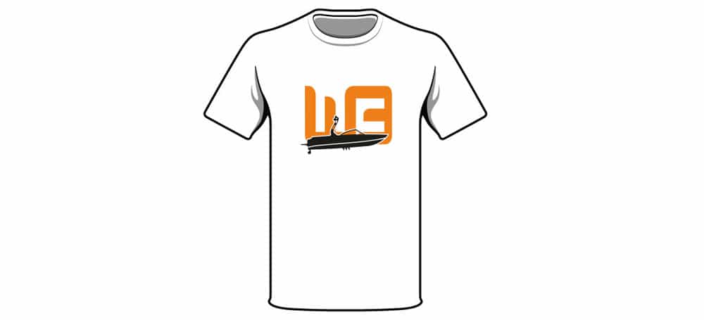 t-shirt ontwerp wakeboarder