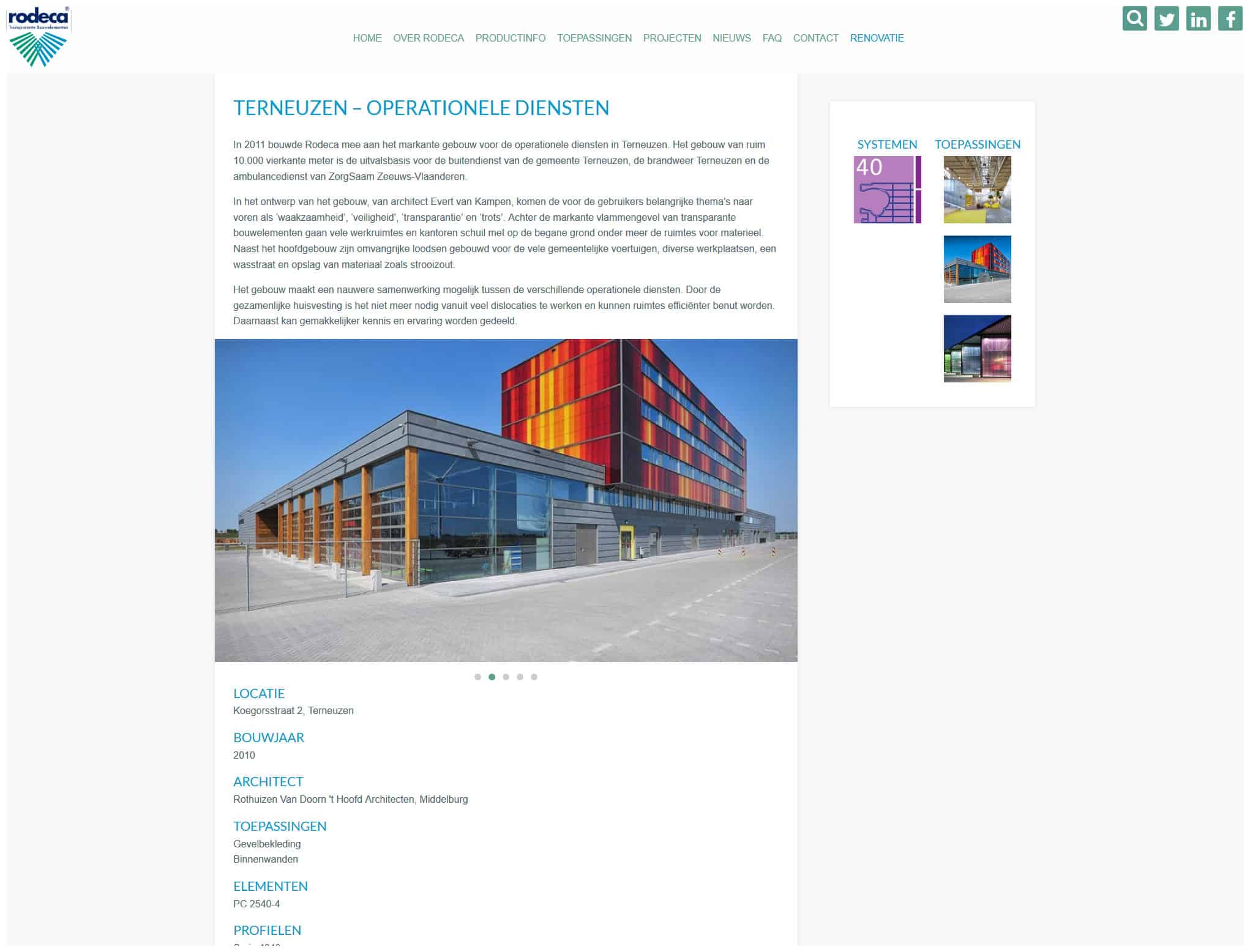 Rodeca Nieuwe Website Project Pagina Boris Hoekmeijer Webdesign