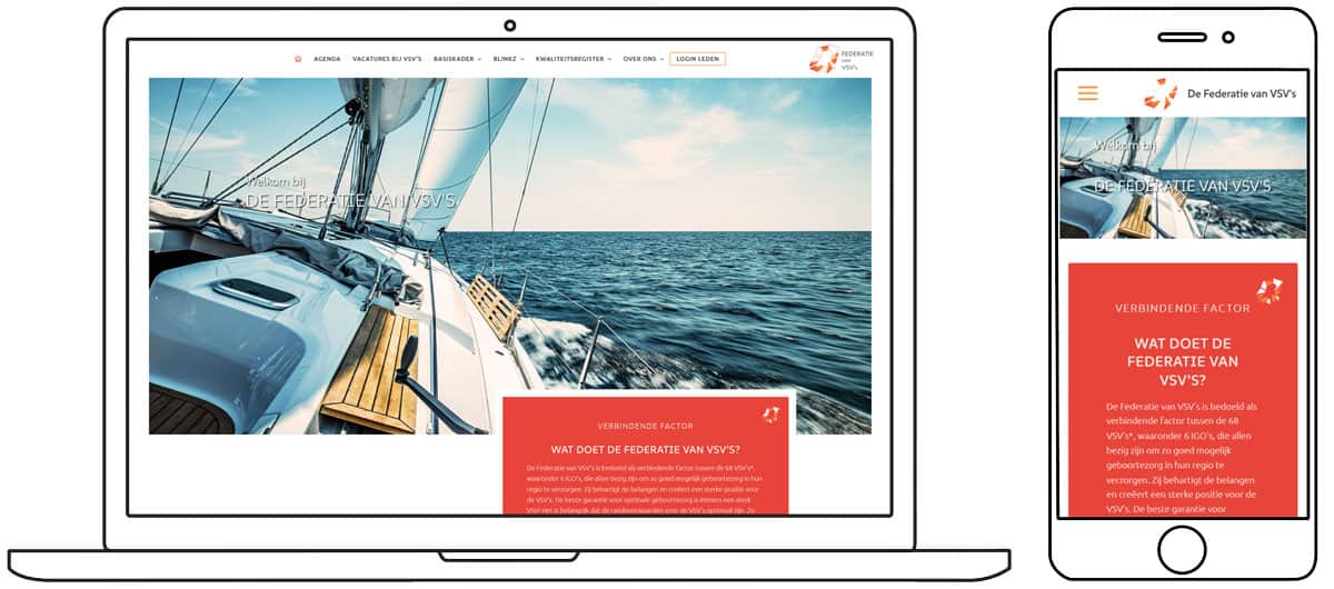 Portfolio Boris Hoekmeijer Federatie VSV's Website