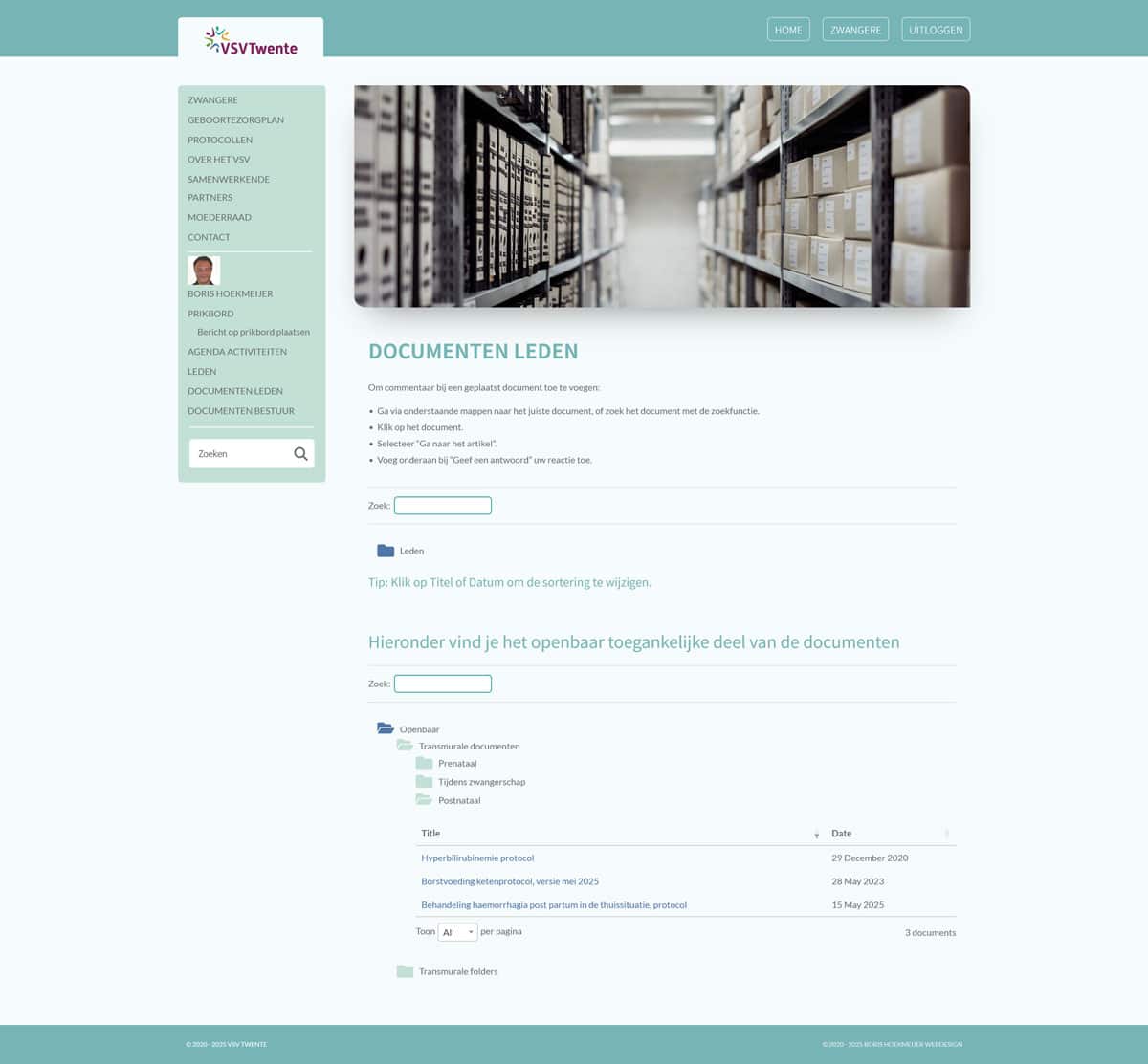 Foto ontwerp redesign VSV Twente website