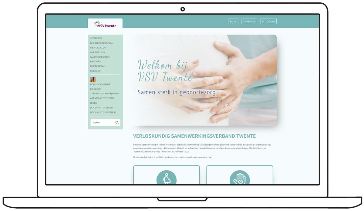 Foto ontwerp VSV Twente website