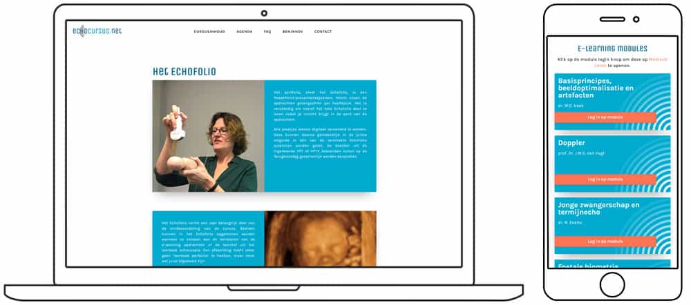 Portfolio Boris Hoekmeijer Website ontwerp Echocursus