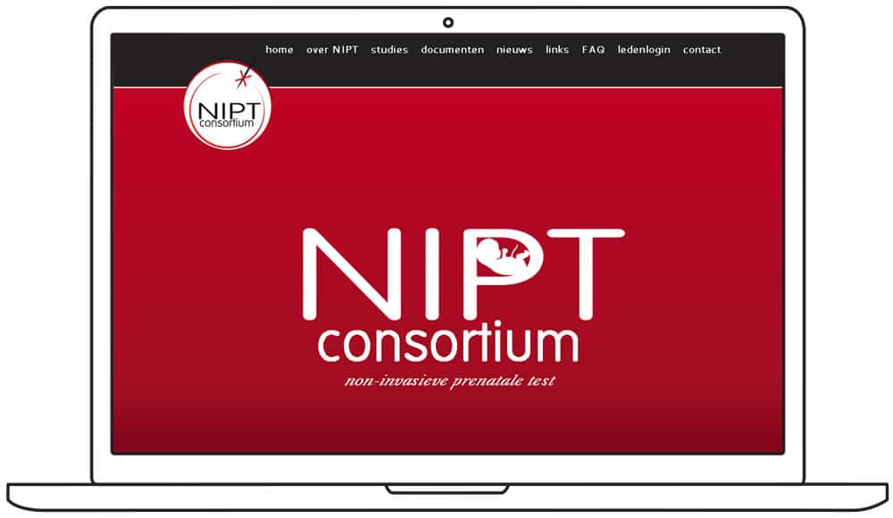 ontwerp website NIPT consortium
